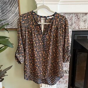 DR2 Floral boho Print Women's Top